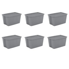 (2 pack) Sterilite Extra Large Storage Bin, 30 Gallon Plastic Storage Container