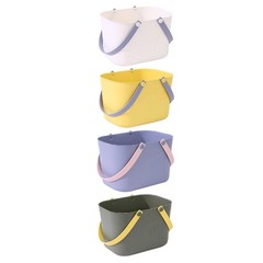 Portable Shower Basket, Bin Quick Drain Shower Basket for Kitchen Pantry Gym