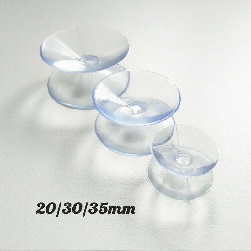 10pcs Double Sided Suction Cups 20/30/35mm Glass Table Fish Tank Clear Sucker