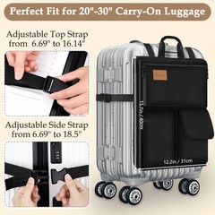 Over Luggage Organizer for Suitcase or Carry On Bag with 7 Storage Pockets-16…