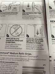 3M Command 2 Medium Designer HOOKS 4 STRIPS Multi-Use White 17081 – 2 Packs {59