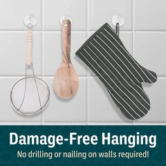Holiday Joy – World’S Strongest All Purpose 1 3/4 Inch Suction Cups With Hooks –