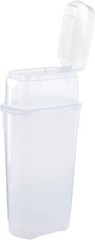Rubbermaid Container Wrapping Paper Organizer W/ Top Ornament Storage, Clear