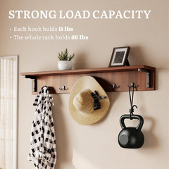 L-Shaped Shoe Rack with Bench & Hooks, Corner Storage for Entryway, White/Walnut