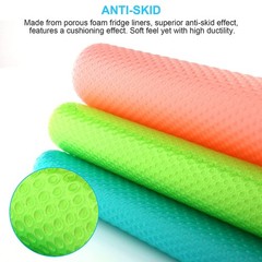 8 Pcs Refrigerator 17.7×11.4×0.04 inches, 8 Pack-pink/2 Green/3 Blue/3