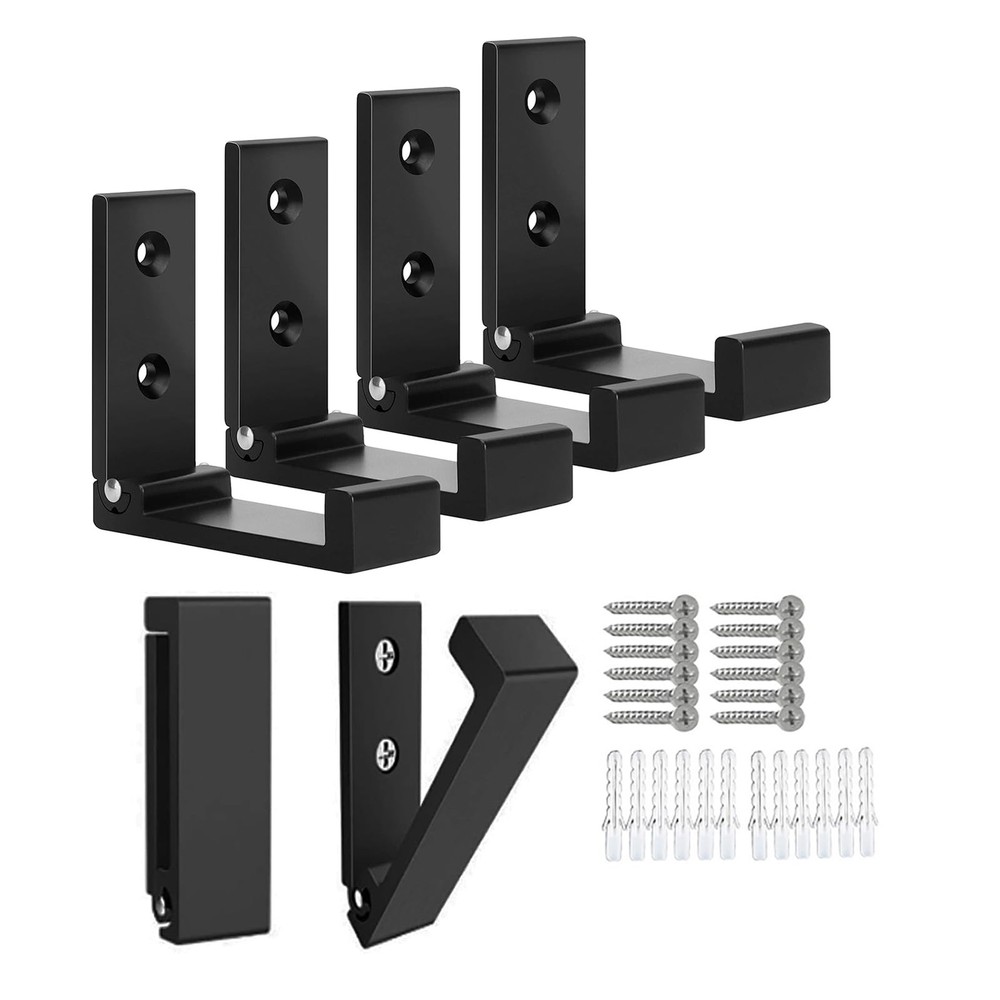 Folding Coat Hooks 6pcs Foldable Hook Wall Mounted for Hanging Coat, Jacket, …
