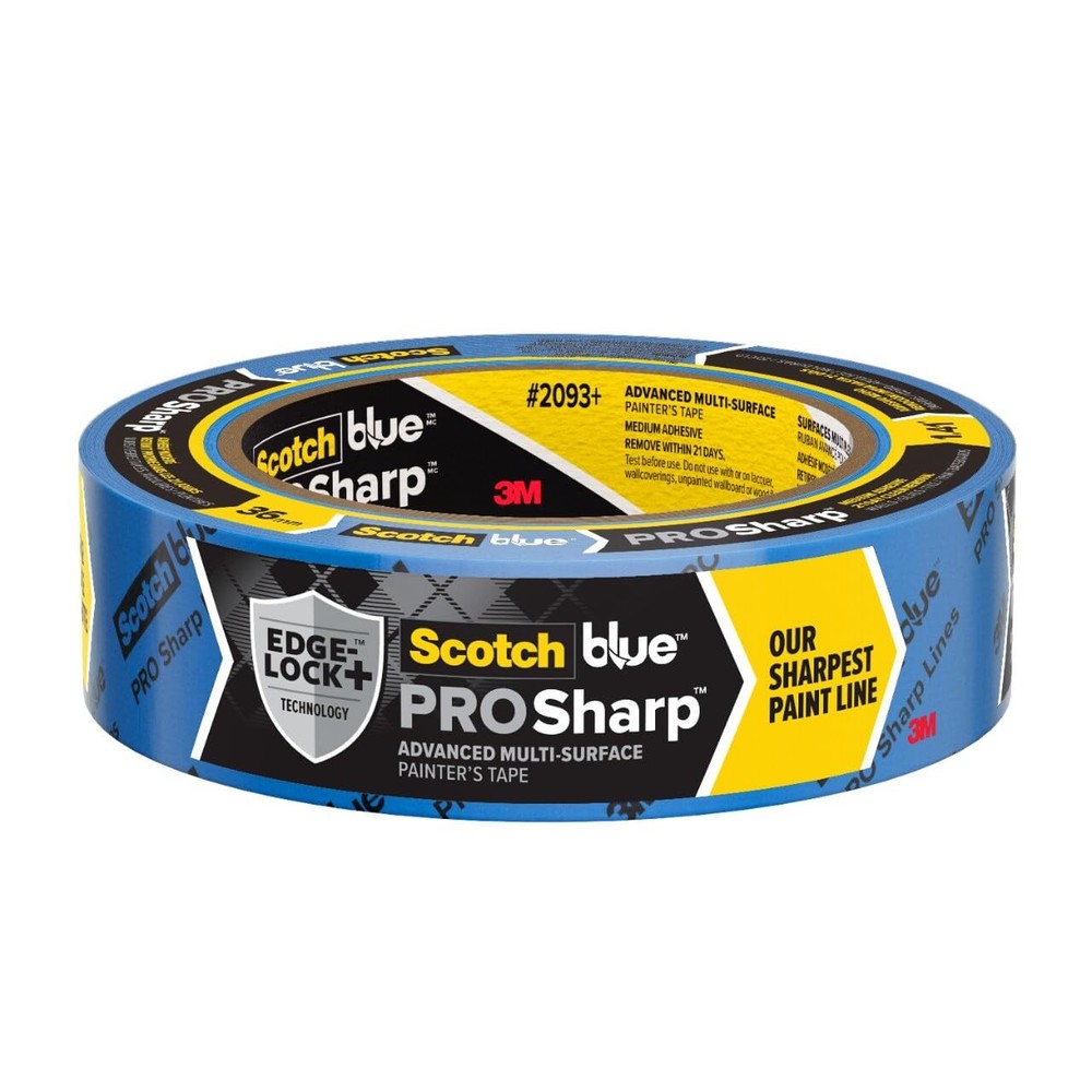 PROSharp Painter’s Tape 1.5 Inch Wide (1.41 in x 60 yd) 1 Roll Blue Tape Prot…