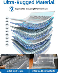 Vacuum Storage Bags Queen Full XL Mattress Moving Space Saver[1][2][4]