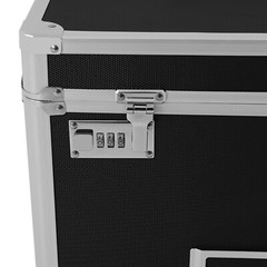 Vinyl Record Holder Storage Vintage Case Carrying Locking 50 Album Organizer NEW