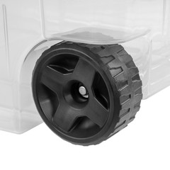 2 Pack Sterilite Extra-Large Wheeled Rugged Storage Bin, 160 Quart Durable, Blue