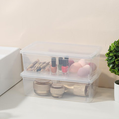 8 Pack Stackable Clear Plastic Storage Bins with Lids for Shoes and More