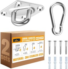 Heavy Duty Swing Hangers, Ceiling Mount Hooks for Hammocks, Yoga & Fitness