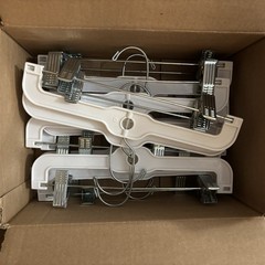 Plastic Pants Hangers with Clips Clothing 12 Pack Randy Hangers Approx 11 inches