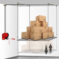 Overhead Garage Storage Lift-Heavy Duty Ceiling Mounted Garage Storage System