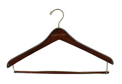 (10) Ralph Lauren Purple Label 17″ x 1″ Wooden Coat Jacket Suit Hangers