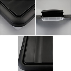 14 Quart Latching Storage Bins with Lids – 2 Pack Organizing Boxes