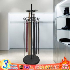 Floor Standing Belt Display Rack 66in Metal Retail Tie Rack Hanger Organizer