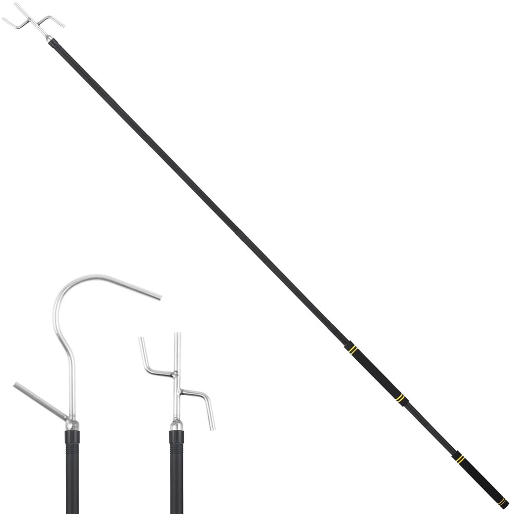 Clothes Hook Pole Heavy Duty,32 to 80In Retail Clothing Hook Pole Long Handle…