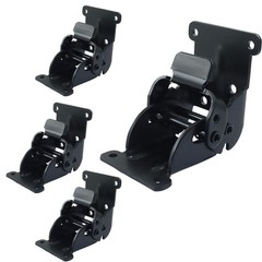 4 PCS 180 Degree SelfLocking Folding Hinges Brackets Adjustable Table Bed Leg