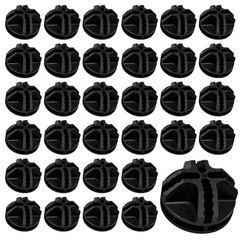 32 Pcs Plastic Wire Cube Connectors 1.42″ OD and 0.16″ ID Storage Cube