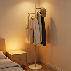 Heavy Duty Dual-pole Clothes Rail Anti-Collapse Garment Rack Coat Hanger Stand