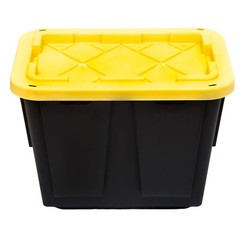 12 Gallon Plastic Storage Container Bin, 4-Pack, Heavy Duty, Lids, Greenmade NEW