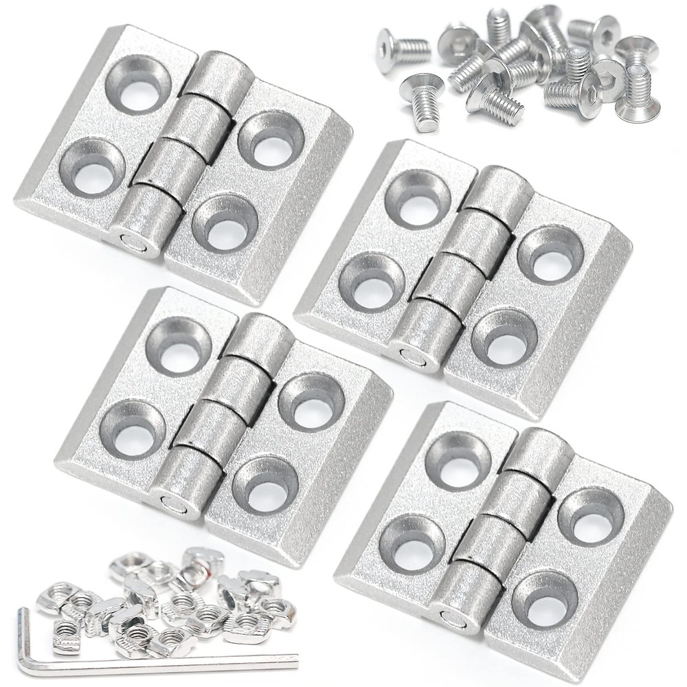 Zinc Alloy Hinge Sets door Frame Hinges For 2020 Aluminum Extrusion Profile Slo