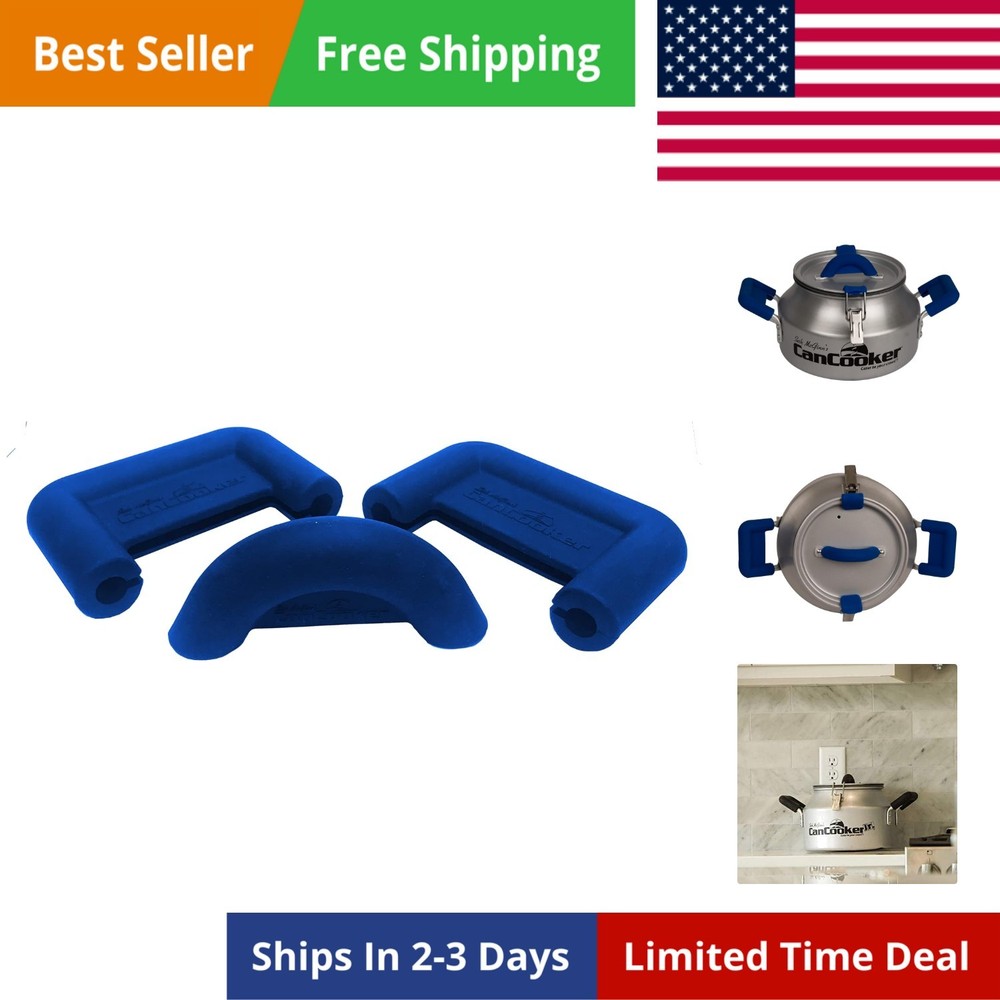Handle Cover – Blue 3 Pack with Latch Covers