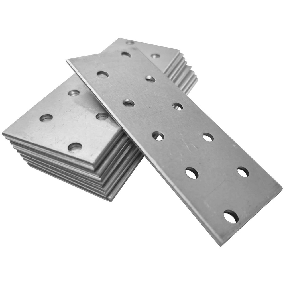 10 Pack Galvanised Steel Flat Joining Nail Plates Timber Fixing 3.94×1.57