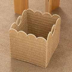 Storage Basket Tissue Toilet Basket Handmade Paper Rope Basket for Nursery