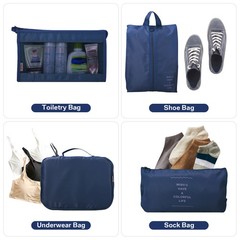 8x Packing Cubes Luggage Organizer Storage Bags Suitcase for Travel Accessories