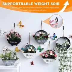 32Pcs Q-Hanger Hooks with Safety Buckle, Windproof Screw Hooks for Hanging Ou…