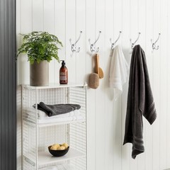 The 5 Pack 51/2 inch Polished Chrome Coat Hook zinc Alloy mudroom Hooks is Su…