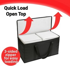 10 – Pack Heavy Duty Large Moving Bag with Strong Zipper and Comfortable Hand…