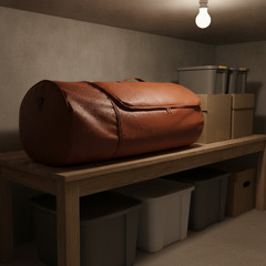 Faux Leather Storage Case, Living Room – Under Bed