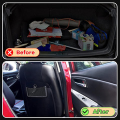 2 Pack Car Storage Net Bag Phone Mesh Net Holder Pocket Organizer, 9×4 Inch