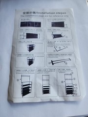 Black Generic Coat/Shoe Rack 2 In 1