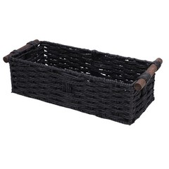 Handmade Paper Rope Storage Basket For Bathroom Decor