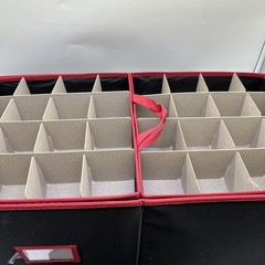 Holiday Cheer Premium Large Christmas Storage Holds 128 Ornaments – 8 Trays {C2}
