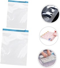 12pcs Hand Roll up Vacuum Storage Bags Pa+pe 7-layer Compression Bags for Tra…
