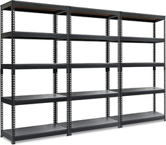NAIZEA Garage Shelving Heavy Duty Storage Shelf Rack 5 Tier 400lbs Each Layer