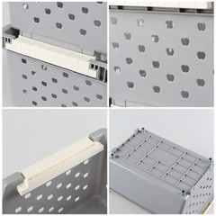 Idotry 3/4 Packs Stackable Storage Bins Plastic for Pantry Organizing Food Toys
