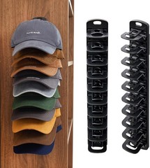 Hat Organizer for Baseball Caps for wall,2 Pack Cap Racks, Rack Hanger Storage