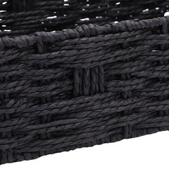 Handmade Paper Rope Storage Basket For Bathroom Decor