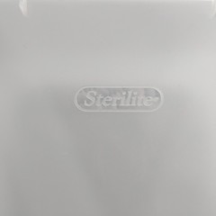 Lot of 4 Sterilite 1894 Blue Show Offs Storage Totes Hinge Handle Lid 14x9x6