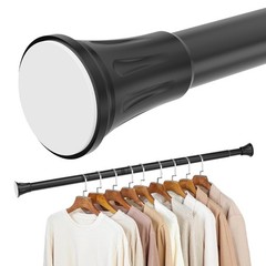 No Drilling Closet Rods for Hanging Clothes, Adjustable 32-85 in