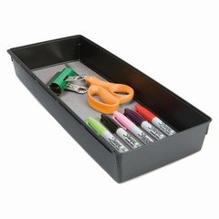 Rubbermaid, Drawer Organizer, Gray, 6 x 15 x 2 inches