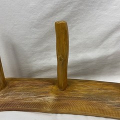Rustic Live Edge Cedar Coat Hat Rack With Four 6 In Pegs 21.5in Long X6 In Tall