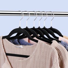 Velvet Hangers 100 Pack Non-Slip Suit Hangers with 360° Rotatable Hook for Pants