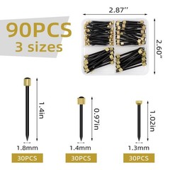 90 Pcs Nails for Hanging Picture Decorative Nail for Hanging Wall Decor Pictu…